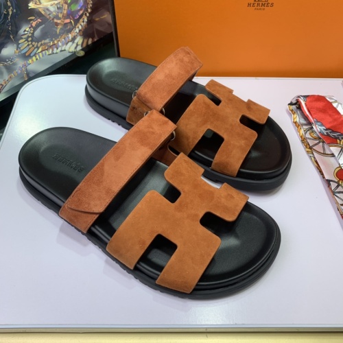 Replica Hermes Slippers For Women #1216626 $72.00 USD for Wholesale