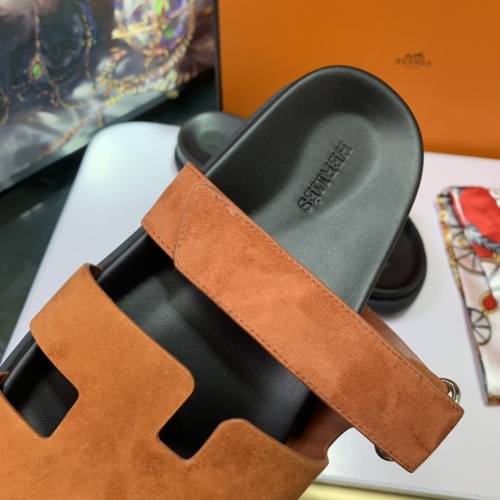 Replica Hermes Slippers For Women #1216626 $72.00 USD for Wholesale