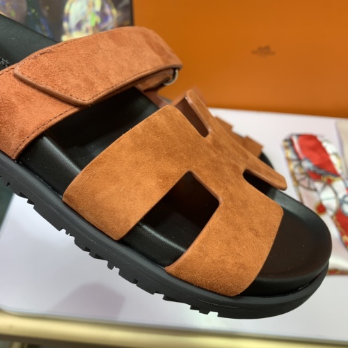 Replica Hermes Slippers For Men #1216627 $76.00 USD for Wholesale