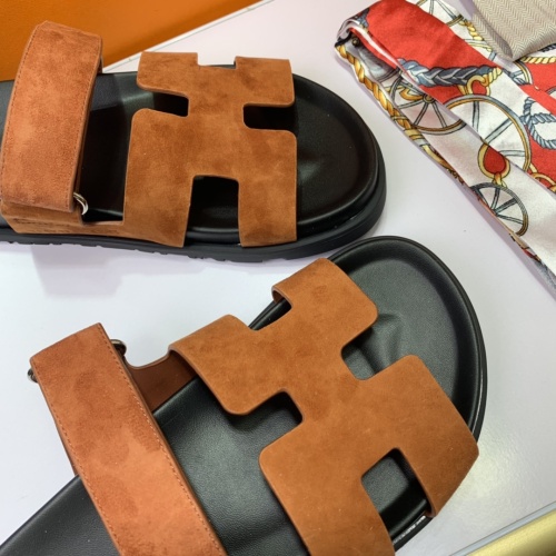 Replica Hermes Slippers For Men #1216627 $76.00 USD for Wholesale