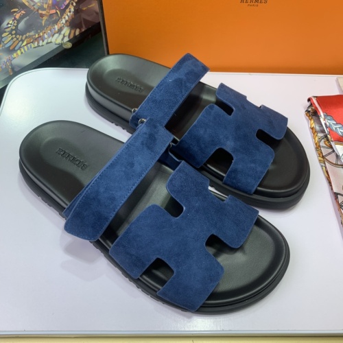 Replica Hermes Slippers For Women #1216633 $72.00 USD for Wholesale