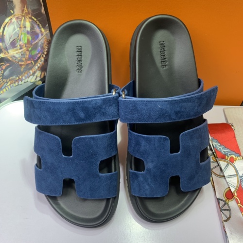 Replica Hermes Slippers For Women #1216633 $72.00 USD for Wholesale