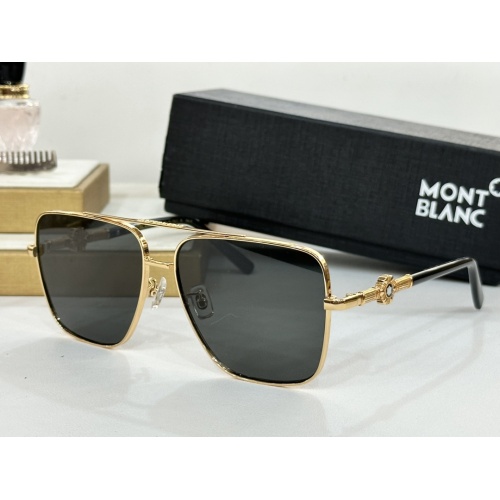 Montblanc AAA Quality Sunglasses #1216636 $60.00 USD, Wholesale Replica Montblanc AAA Quality Sunglasses