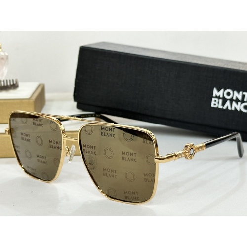 Montblanc AAA Quality Sunglasses #1216642 $60.00 USD, Wholesale Replica Montblanc AAA Quality Sunglasses