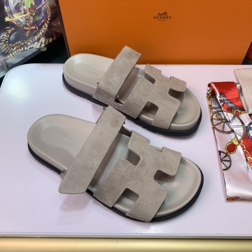 Replica Hermes Slippers For Women #1216656 $76.00 USD for Wholesale