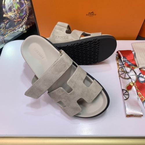 Replica Hermes Slippers For Women #1216656 $76.00 USD for Wholesale