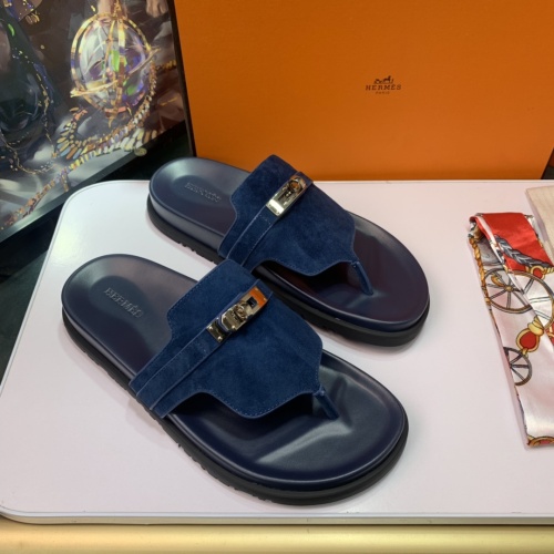 Replica Hermes Slippers For Women #1216669 $76.00 USD for Wholesale