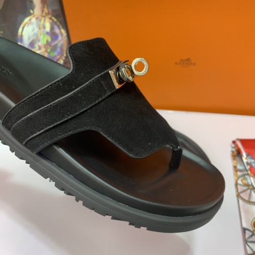 Replica Hermes Slippers For Women #1216671 $76.00 USD for Wholesale