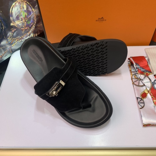 Replica Hermes Slippers For Women #1216671 $76.00 USD for Wholesale