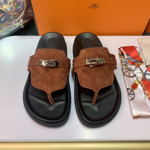 Hermes Slippers For Women #1216682 $76.00 USD, Wholesale Replica Hermes Slippers