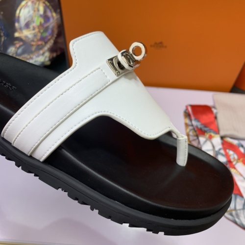 Replica Hermes Slippers For Men #1216685 $80.00 USD for Wholesale