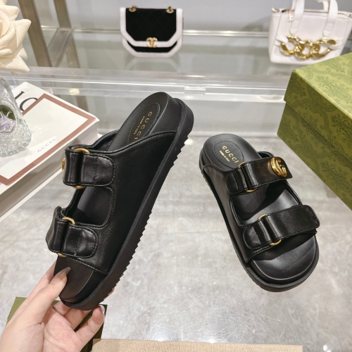 Replica Gucci Slippers For Women #1216741 $96.00 USD for Wholesale