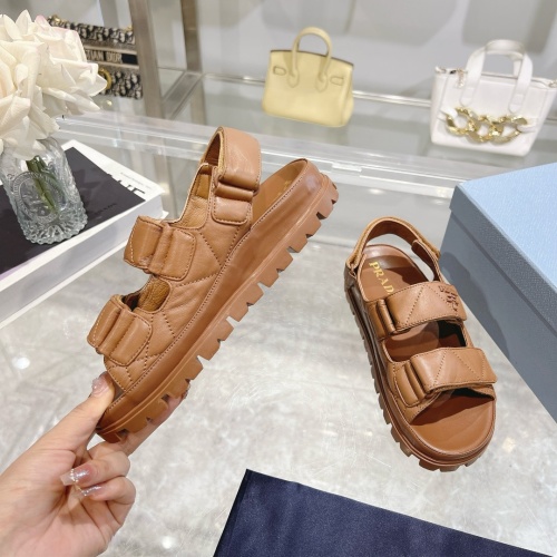 Replica Prada Sandal For Women #1216785 $92.00 USD for Wholesale