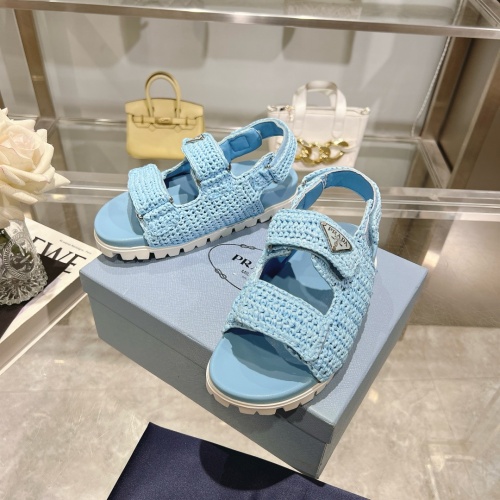 Replica Prada Sandal For Women #1216800 $105.00 USD for Wholesale