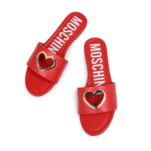 Replica Moschino Slippers For Women #1216855 $80.00 USD for Wholesale