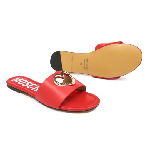 Replica Moschino Slippers For Women #1216855 $80.00 USD for Wholesale