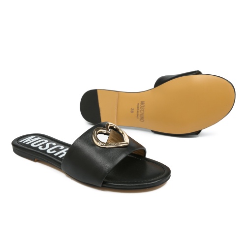 Replica Moschino Slippers For Women #1216865 $80.00 USD for Wholesale