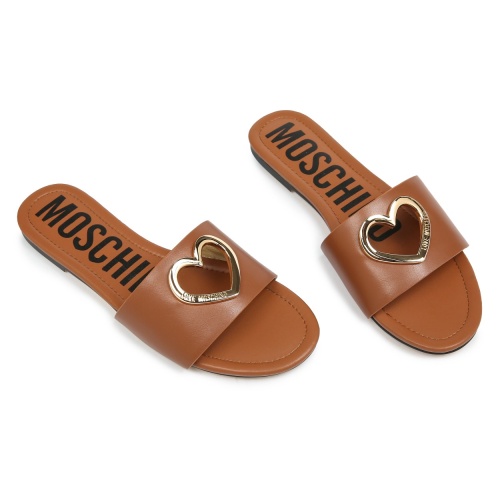 Replica Moschino Slippers For Women #1216866 $80.00 USD for Wholesale