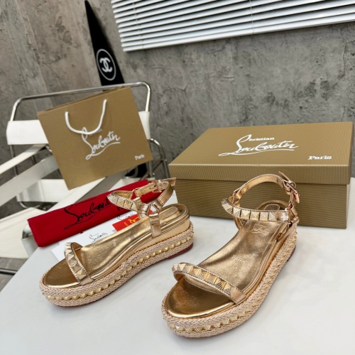 Christian Louboutin Sandal For Women #1216881 $98.00 USD, Wholesale Replica Christian Louboutin Sandal