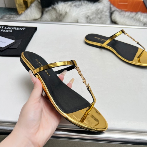 Replica Yves Saint Laurent YSL Slippers For Women #1216928 $82.00 USD for Wholesale