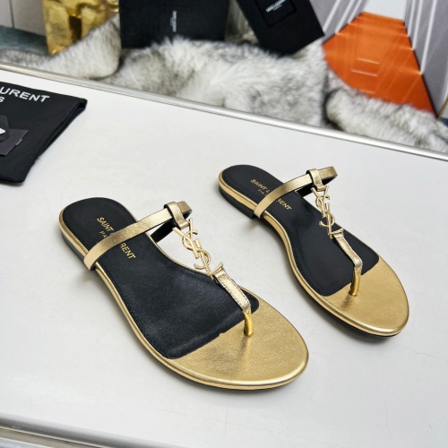 Replica Yves Saint Laurent YSL Slippers For Women #1216930 $82.00 USD for Wholesale