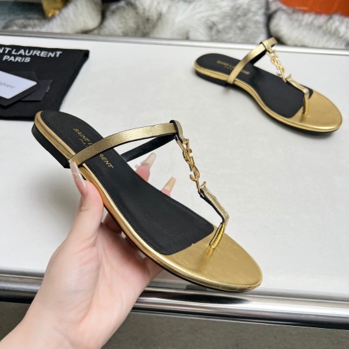 Replica Yves Saint Laurent YSL Slippers For Women #1216930 $82.00 USD for Wholesale