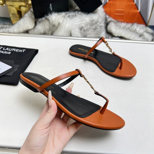 Replica Yves Saint Laurent YSL Slippers For Women #1216933 $82.00 USD for Wholesale