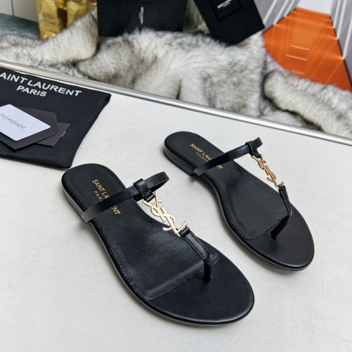 Replica Yves Saint Laurent YSL Slippers For Women #1216936 $82.00 USD for Wholesale