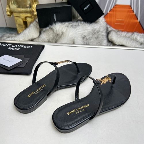 Replica Yves Saint Laurent YSL Slippers For Women #1216936 $82.00 USD for Wholesale