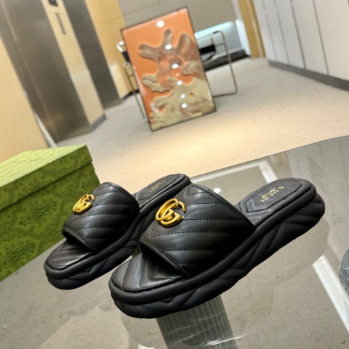 Gucci Slippers For Women #1216977 $82.00 USD, Wholesale Replica Gucci Slippers