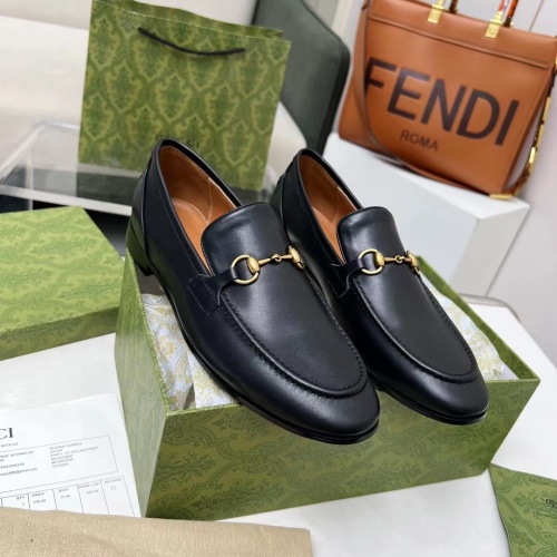 Replica Gucci Oxfords Shoes For Women #1216978 $85.00 USD for Wholesale