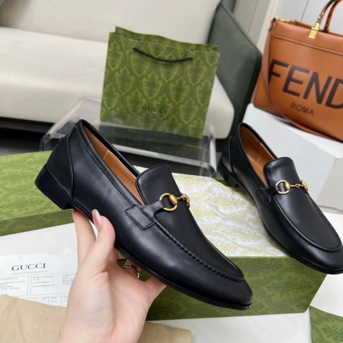 Replica Gucci Oxfords Shoes For Women #1216978 $85.00 USD for Wholesale