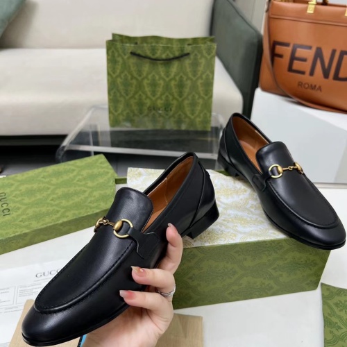 Replica Gucci Oxfords Shoes For Women #1216978 $85.00 USD for Wholesale