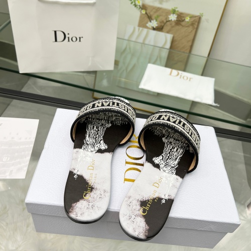 Replica Christian Dior Slippers For Women #1216984 $72.00 USD for Wholesale