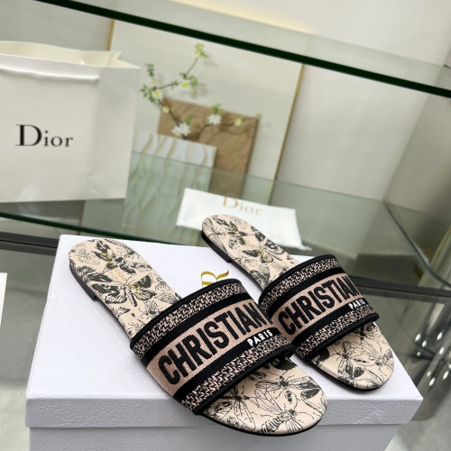 Replica Christian Dior Slippers For Women #1216986 $72.00 USD for Wholesale