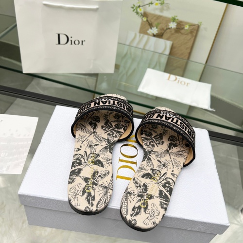 Replica Christian Dior Slippers For Women #1216986 $72.00 USD for Wholesale