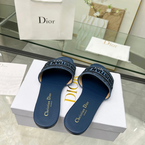 Replica Christian Dior Slippers For Women #1216987 $72.00 USD for Wholesale