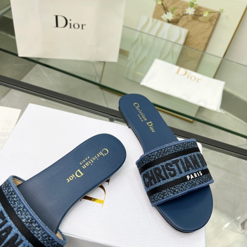 Replica Christian Dior Slippers For Women #1216987 $72.00 USD for Wholesale