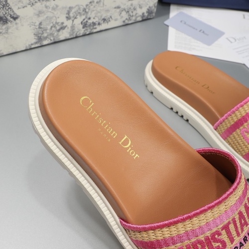 Replica Christian Dior Slippers For Women #1216992 $68.00 USD for Wholesale