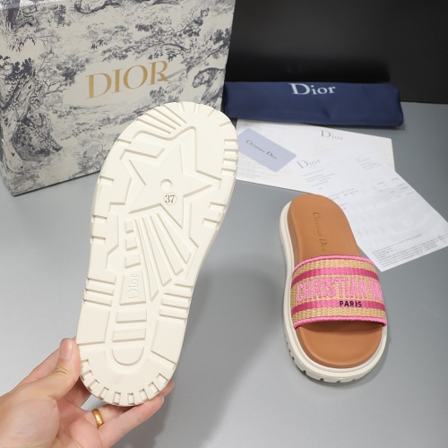 Replica Christian Dior Slippers For Women #1216992 $68.00 USD for Wholesale