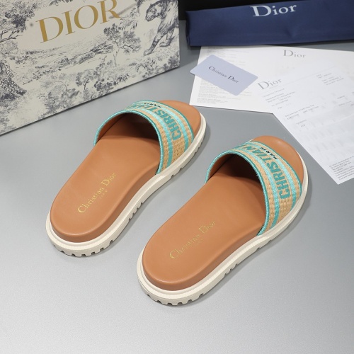 Replica Christian Dior Slippers For Women #1216993 $68.00 USD for Wholesale