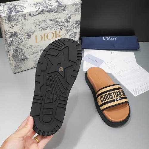 Replica Christian Dior Slippers For Women #1216997 $68.00 USD for Wholesale