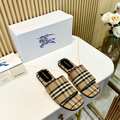 Burberry Slippers For Women #1217001 $85.00 USD, Wholesale Replica Burberry Slippers