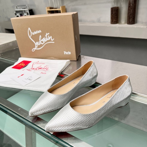 Christian Louboutin Flat Shoes For Women #1217058 $102.00 USD, Wholesale Replica Christian Louboutin Flat Shoes