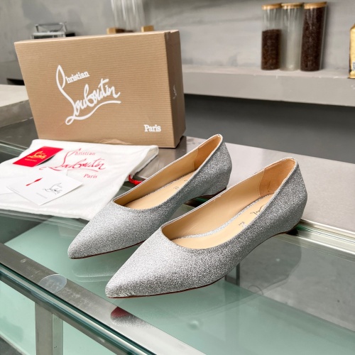 Christian Louboutin Flat Shoes For Women #1217059 $102.00 USD, Wholesale Replica Christian Louboutin Flat Shoes