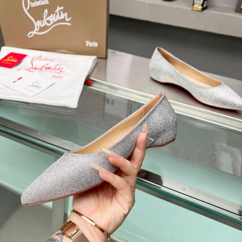 Replica Christian Louboutin Flat Shoes For Women #1217059 $102.00 USD for Wholesale