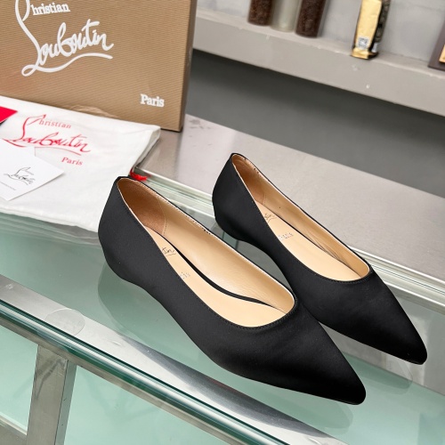 Replica Christian Louboutin Flat Shoes For Women #1217062 $102.00 USD for Wholesale