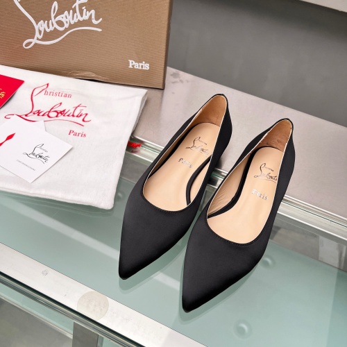 Replica Christian Louboutin Flat Shoes For Women #1217062 $102.00 USD for Wholesale