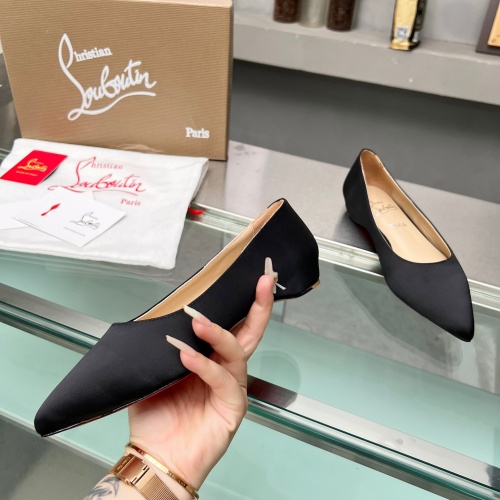 Replica Christian Louboutin Flat Shoes For Women #1217062 $102.00 USD for Wholesale