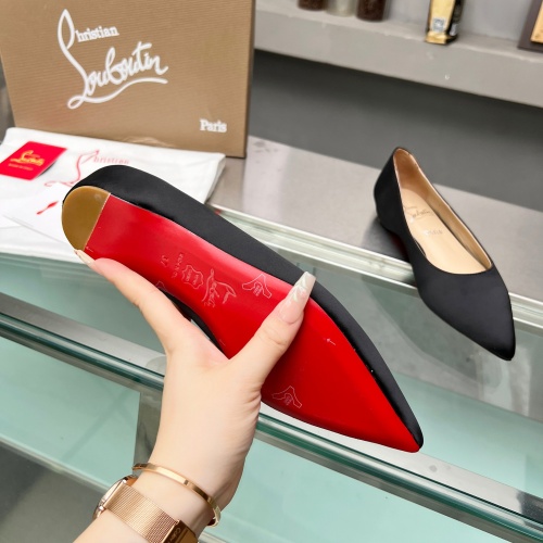 Replica Christian Louboutin Flat Shoes For Women #1217062 $102.00 USD for Wholesale